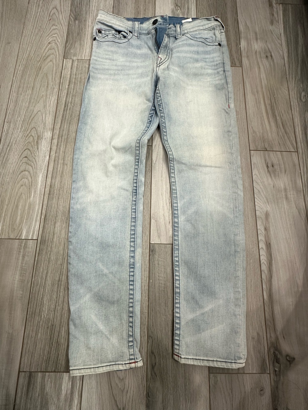 True Religion Light Wash Slim Men's Jeans